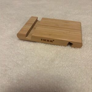 IKEA wooden Tablet Holder / wooden ikea phone stand